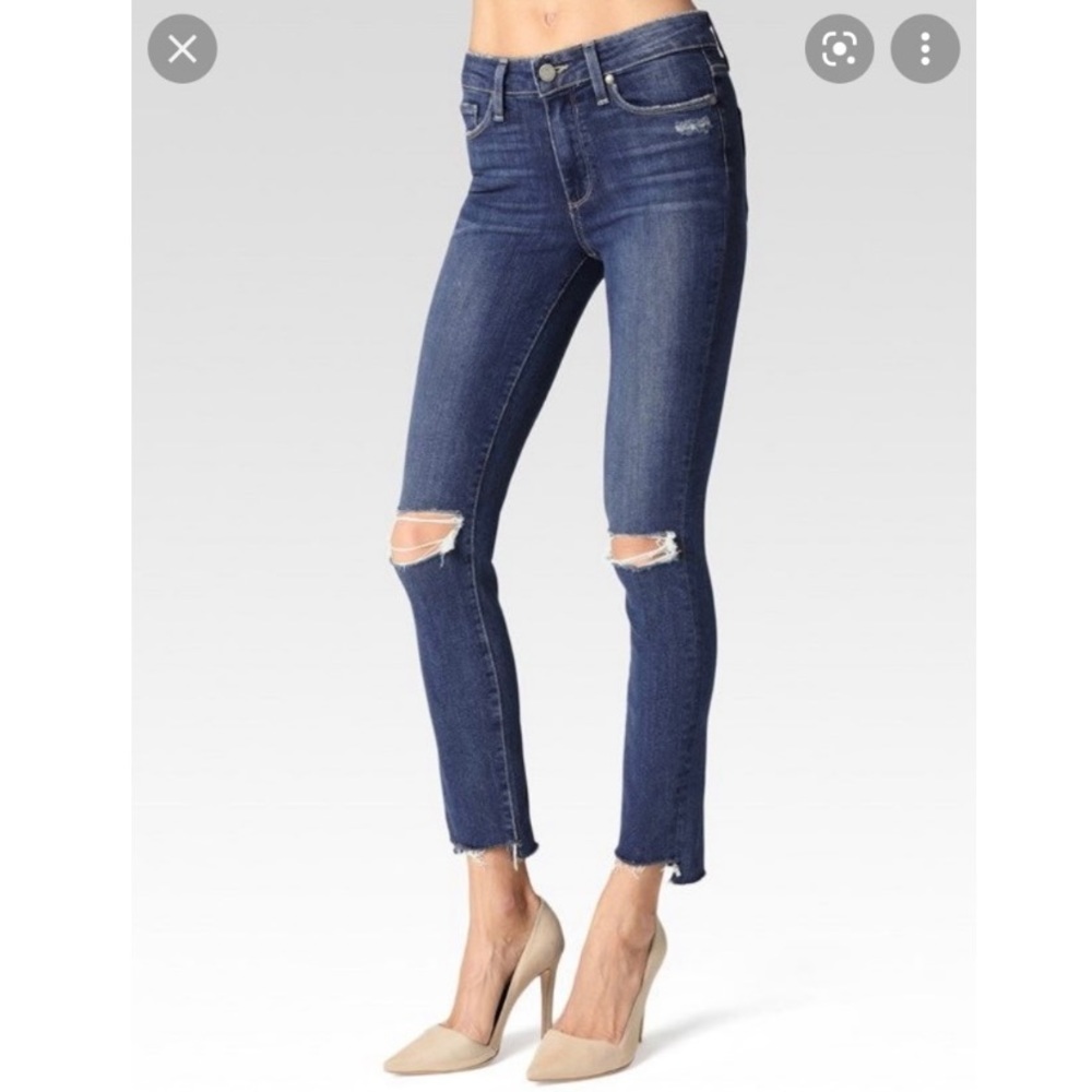 Paige Denim Hoxton Ankle Peg Step Hem Jeans